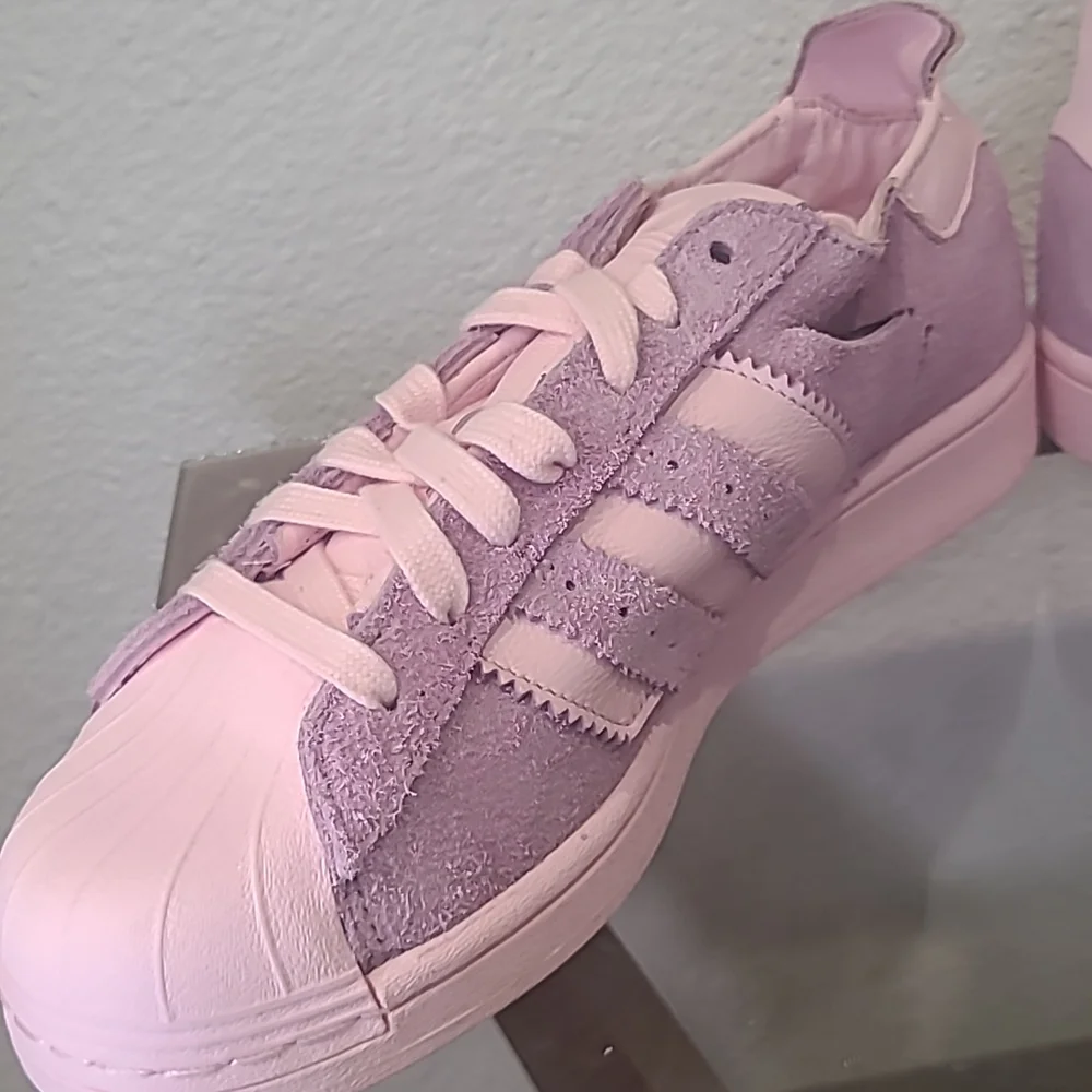 NWT Adidas Superstar minimalis Originals pink & purple men's size 7.5 - Picture 7 of 12